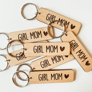 Boy / Girl Mom Keychain