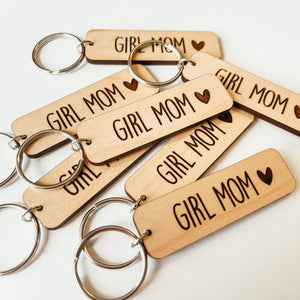 Boy / Girl Mom Keychain