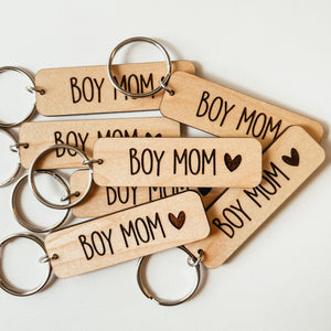 Boy / Girl Mom Keychain