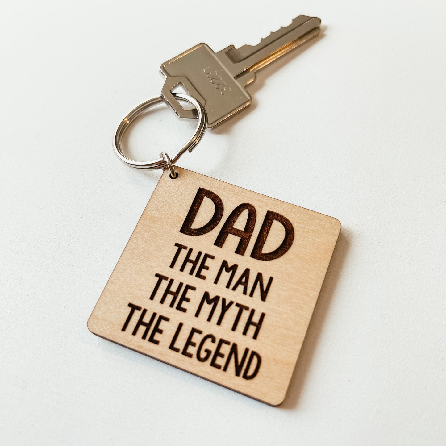 Dad - Man, Myth, Legend Keychain