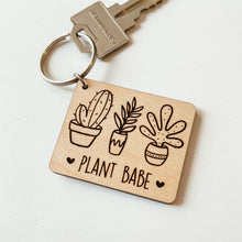 Load image into Gallery viewer, Plant Babe Keychain