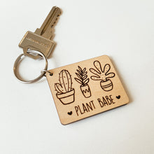 Load image into Gallery viewer, Plant Babe Keychain