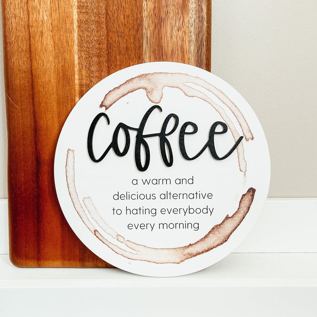 Coffee Definition Round