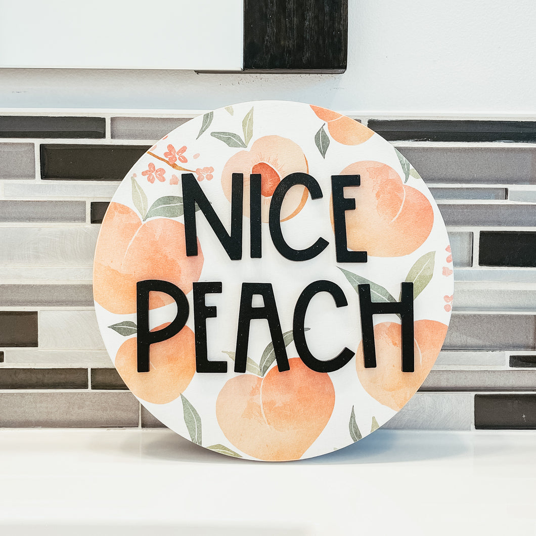 Nice Peach Round