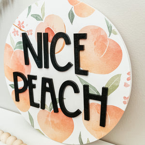 Nice Peach Round