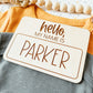 Baby Birth Announcement Sign - Name Tag