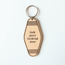 Load image into Gallery viewer, Lock Your Fucking Door Keychain