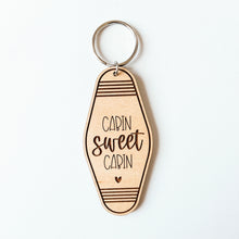 Load image into Gallery viewer, Cabin Sweet Cabin Keychain