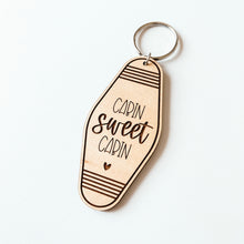 Load image into Gallery viewer, Cabin Sweet Cabin Keychain