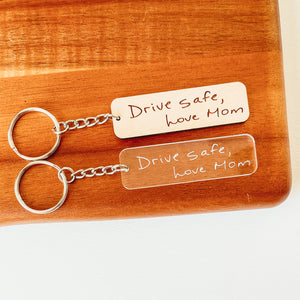 Handwriting Keychain