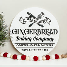 Load image into Gallery viewer, Mrs. Claus&#39; Gingerbread Baking Company Round