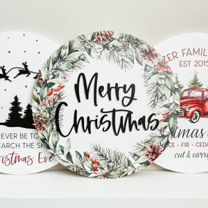 Merry Christmas Round