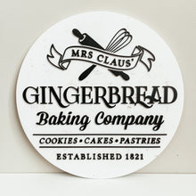 Load image into Gallery viewer, Mrs. Claus&#39; Gingerbread Baking Company Round