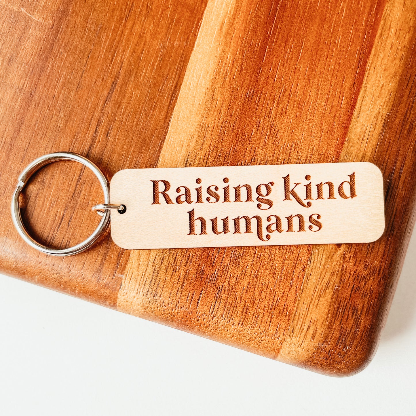 Raising Kind Humans Keychain