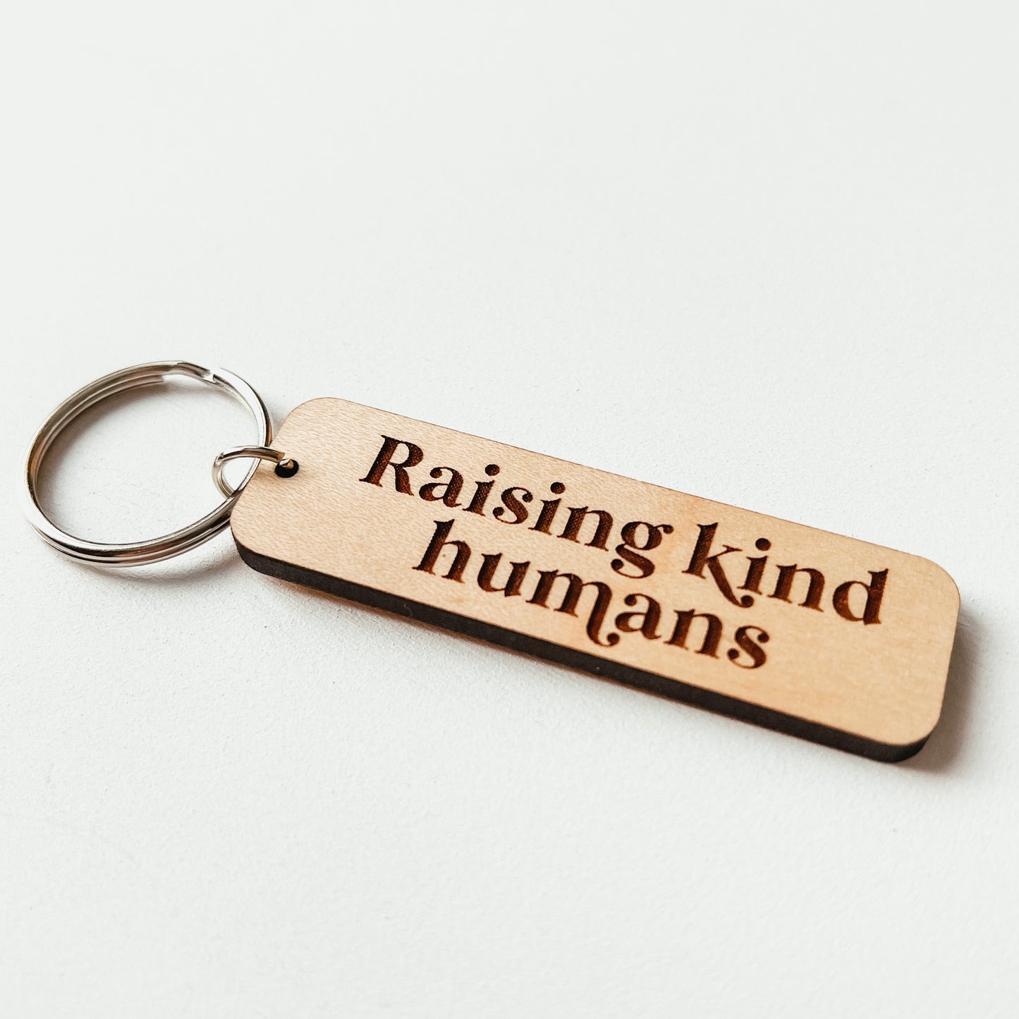 Raising Kind Humans Keychain