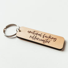 Load image into Gallery viewer, Emotional Fucking Rollercoaster Keychain