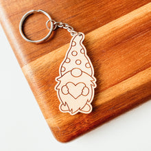 Load image into Gallery viewer, Gnome Heart Keychain (Single or Set)