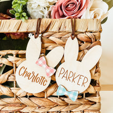 Load image into Gallery viewer, Bunny Head Tag With Bow
