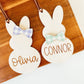 Bunny Tag With Bow