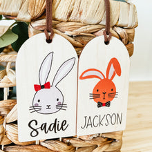 Load image into Gallery viewer, Printed Bunny Easter Tag