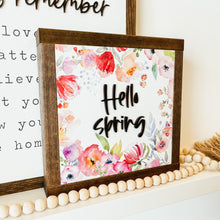 Load image into Gallery viewer, Hello Spring Sign