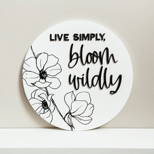 Bloom Wildly Round