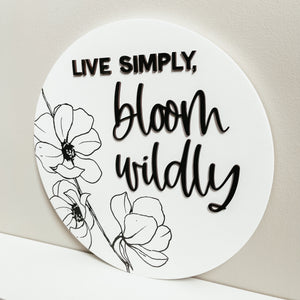 Bloom Wildly Round