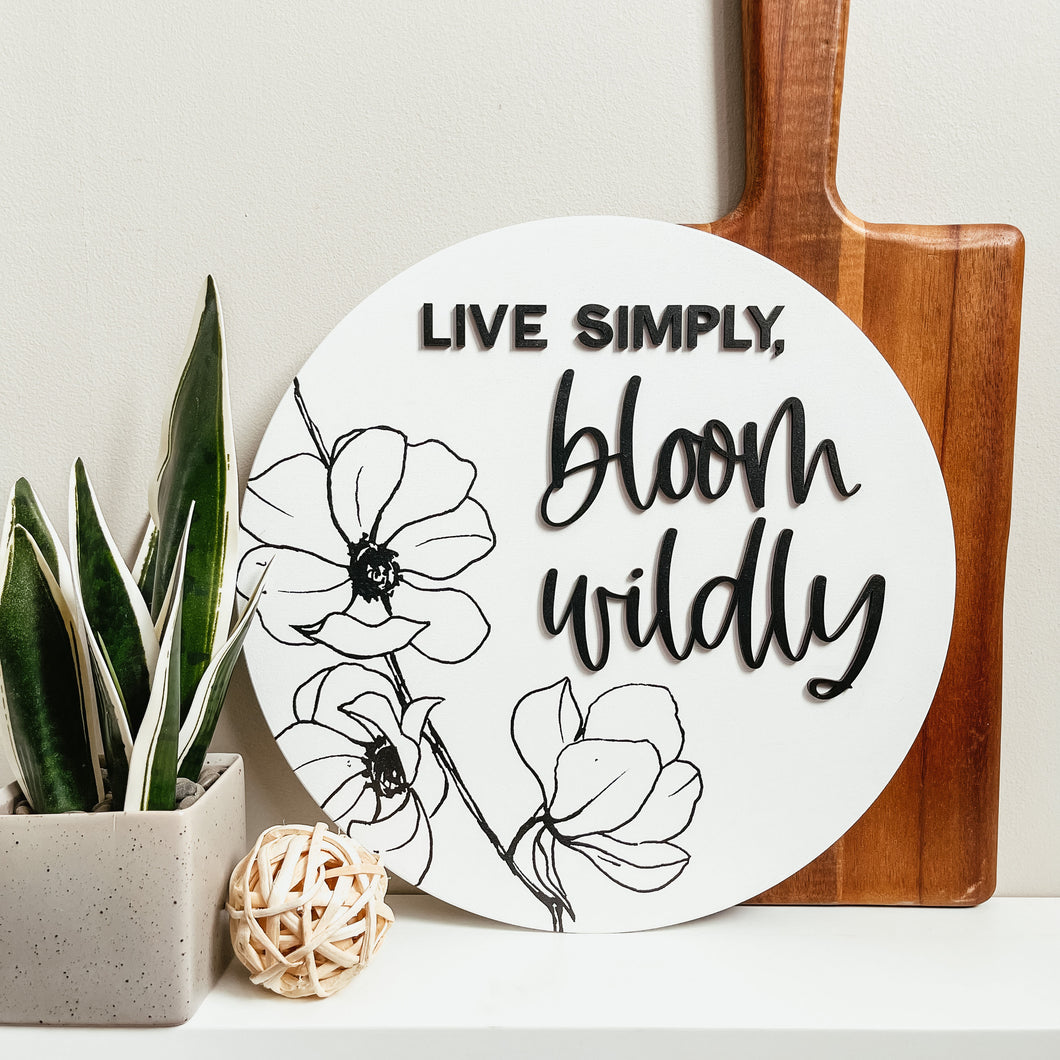 Bloom Wildly Round