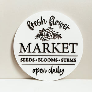 Flower Market Round