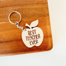 Load image into Gallery viewer, Teacher Apple Keychain