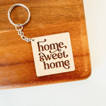 Load image into Gallery viewer, Home Sweet Home Square Keychain