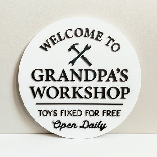 Grandpa's Workshop Round