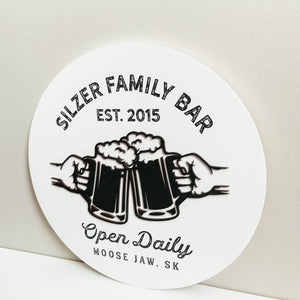 Personalized Bar Round