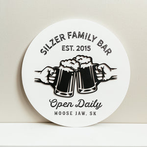 Personalized Bar Round