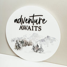 Load image into Gallery viewer, Adventure Awaits Round