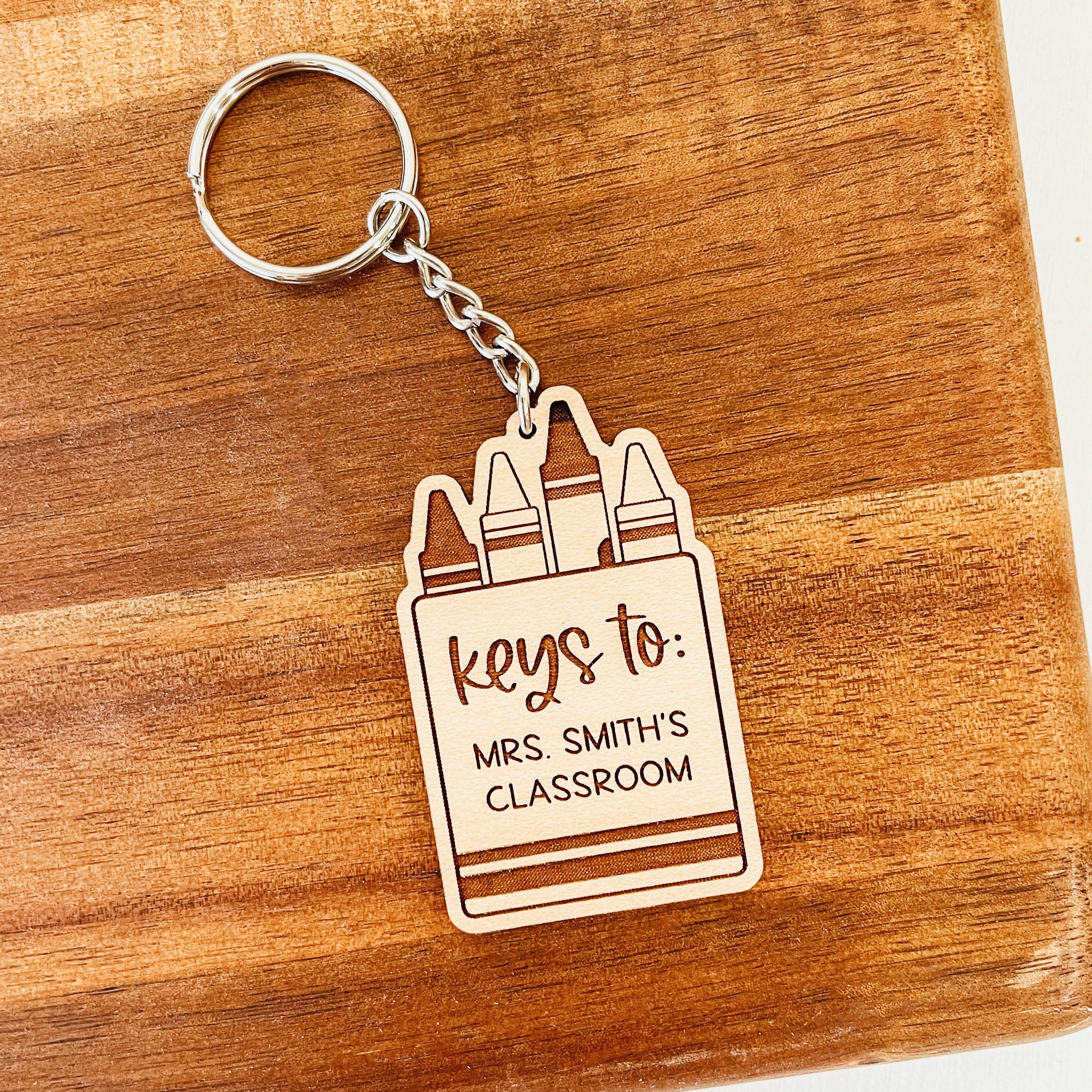 Personalized Classroom Keychain – Knotty Design Co.