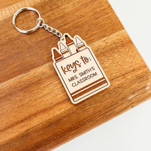 Load image into Gallery viewer, Personalized Classroom Keychain