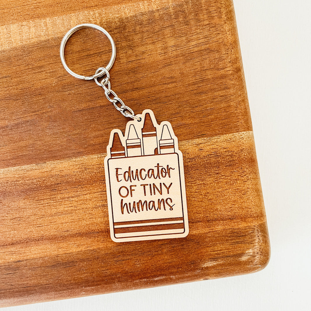 Educator Of Tiny Humans Keychain