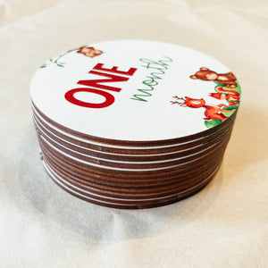 Woodland Monthly Milestone Set