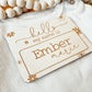 Baby Birth Announcement Sign - Daisy Name Tag