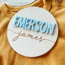 Load image into Gallery viewer, 3D Birth Announcement Sign