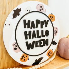 Load image into Gallery viewer, Happy Halloween 3D Round