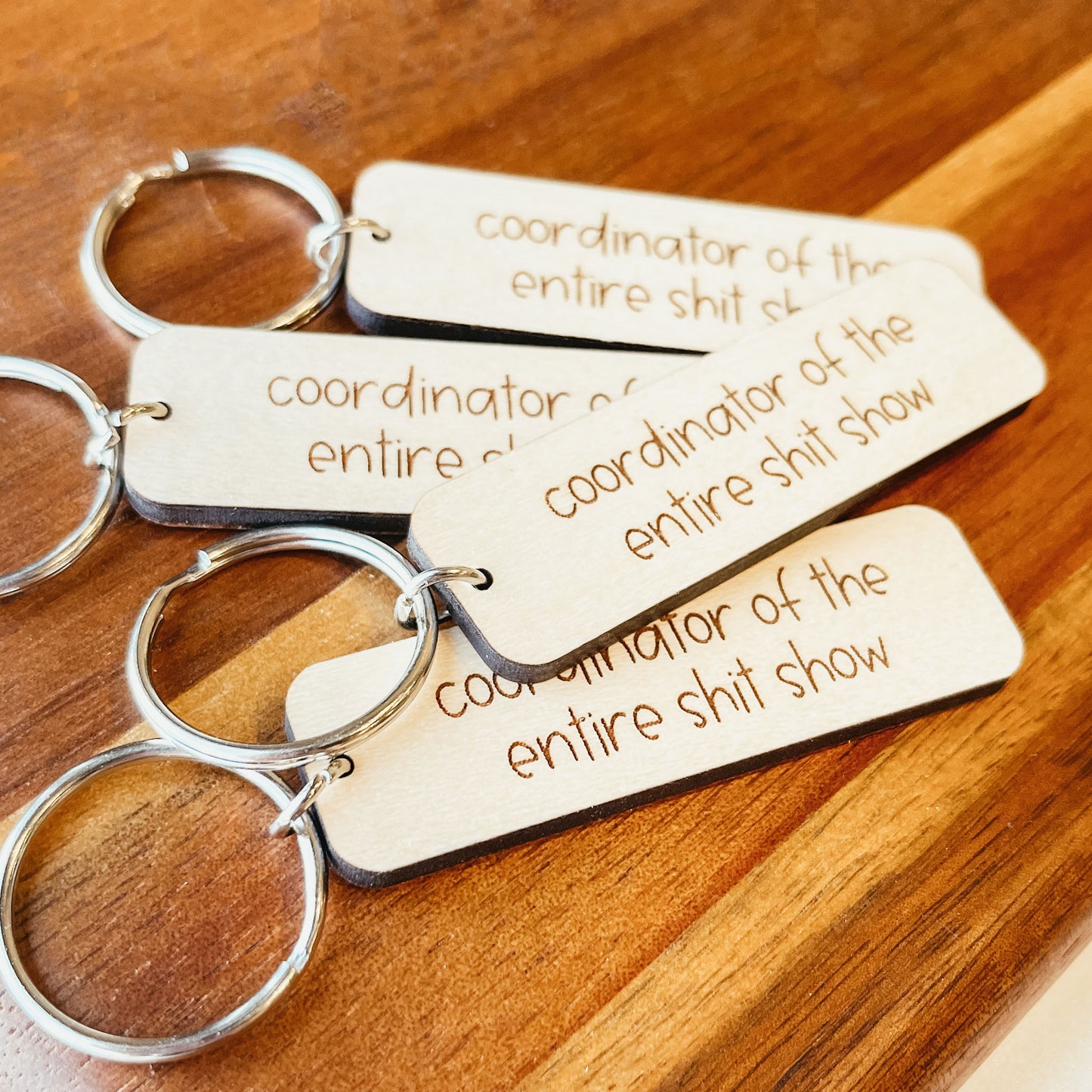 Coordinator Of The Entire Shit Show Keychain