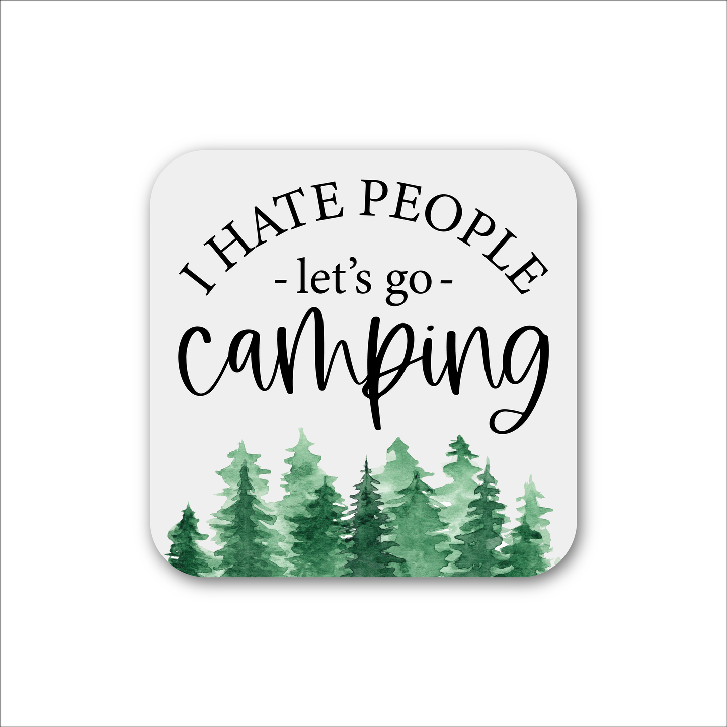 Let's Go Camping Magnet