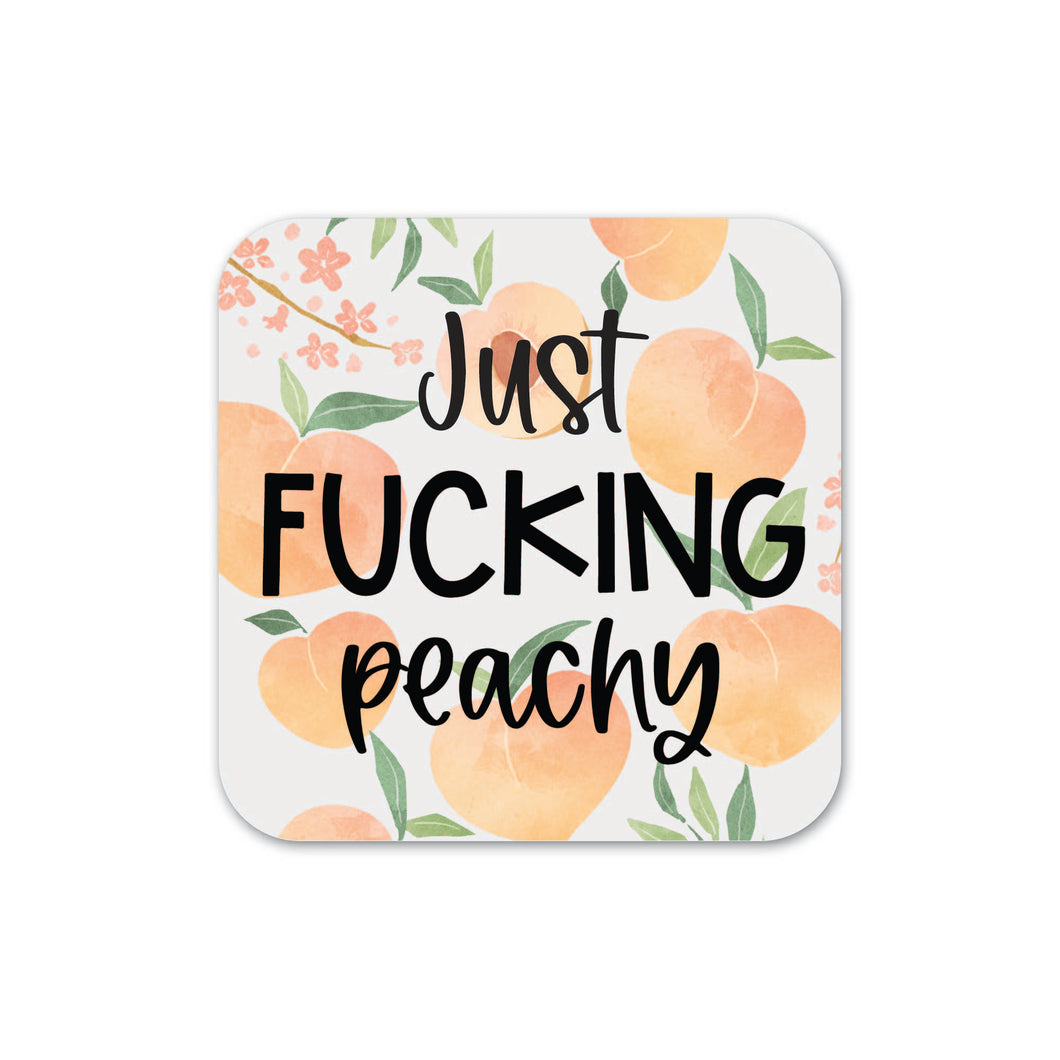 Just Fucking Peachy Magnet