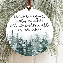 Load image into Gallery viewer, Silent Night Christmas Ornament