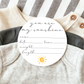 Baby Birth Announcement Sign - Acrylic You Are My Sunshine